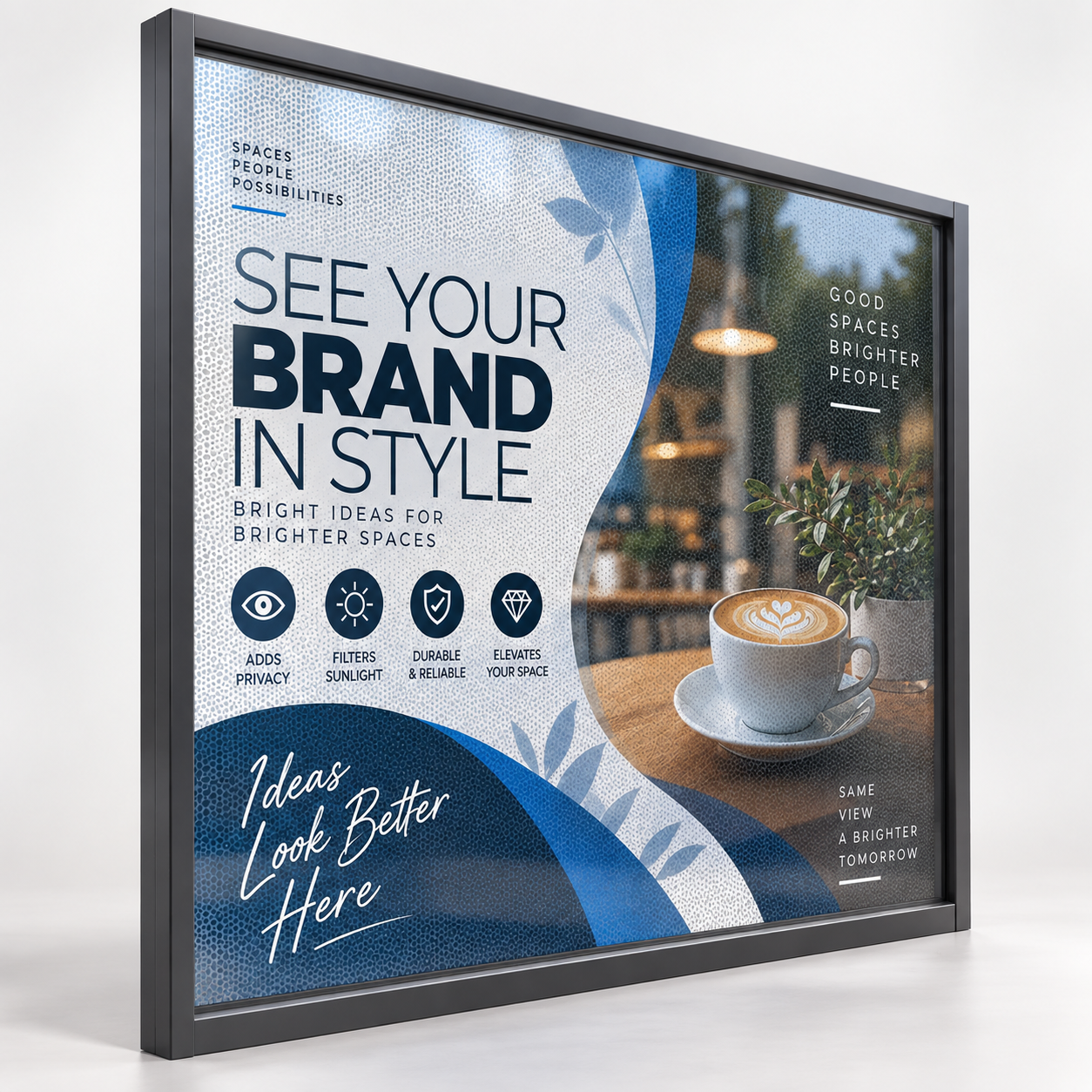 One-Way Vision Sticker Printing | Window Graphics
