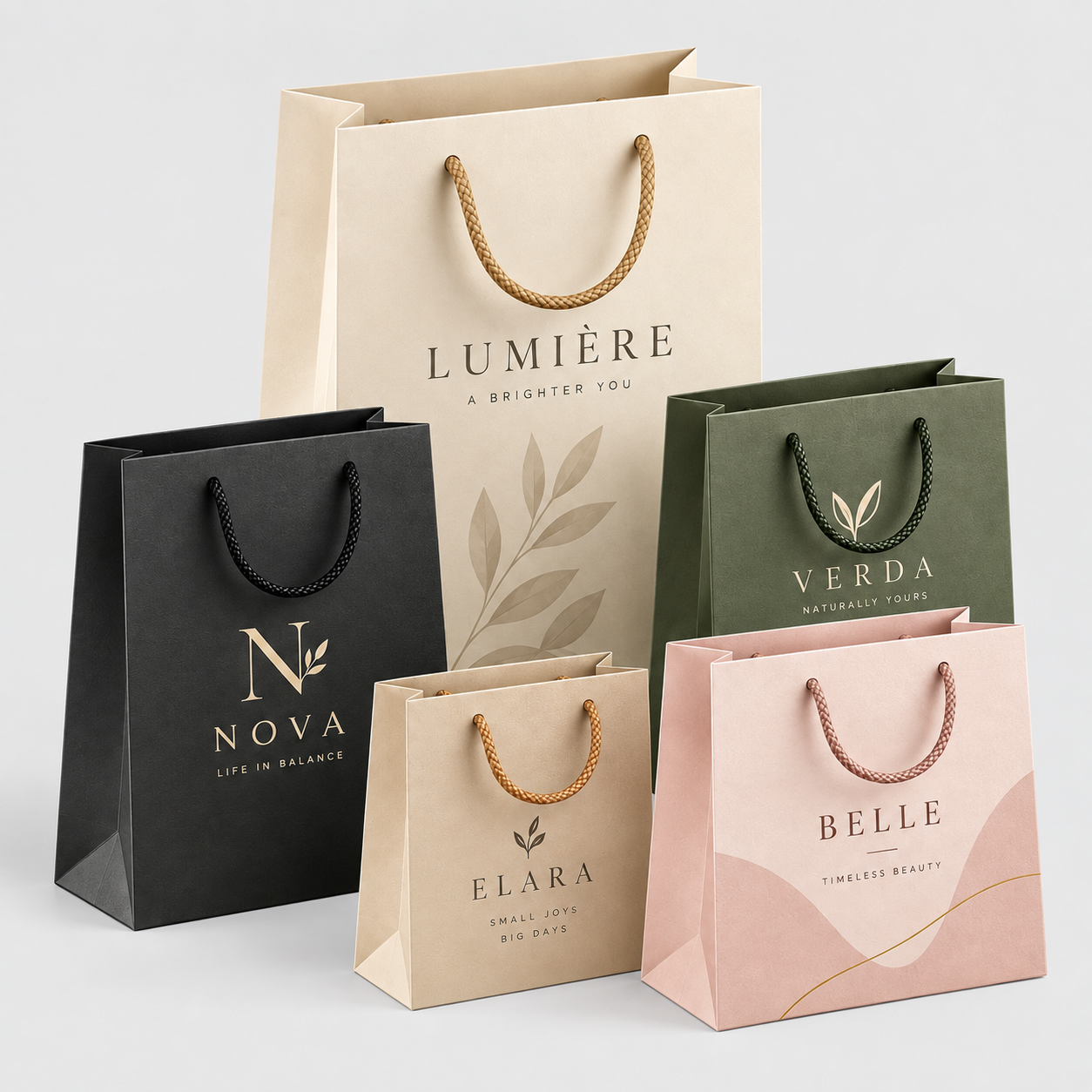 Shopping Bag Printing | Custom Logo Carry Bags