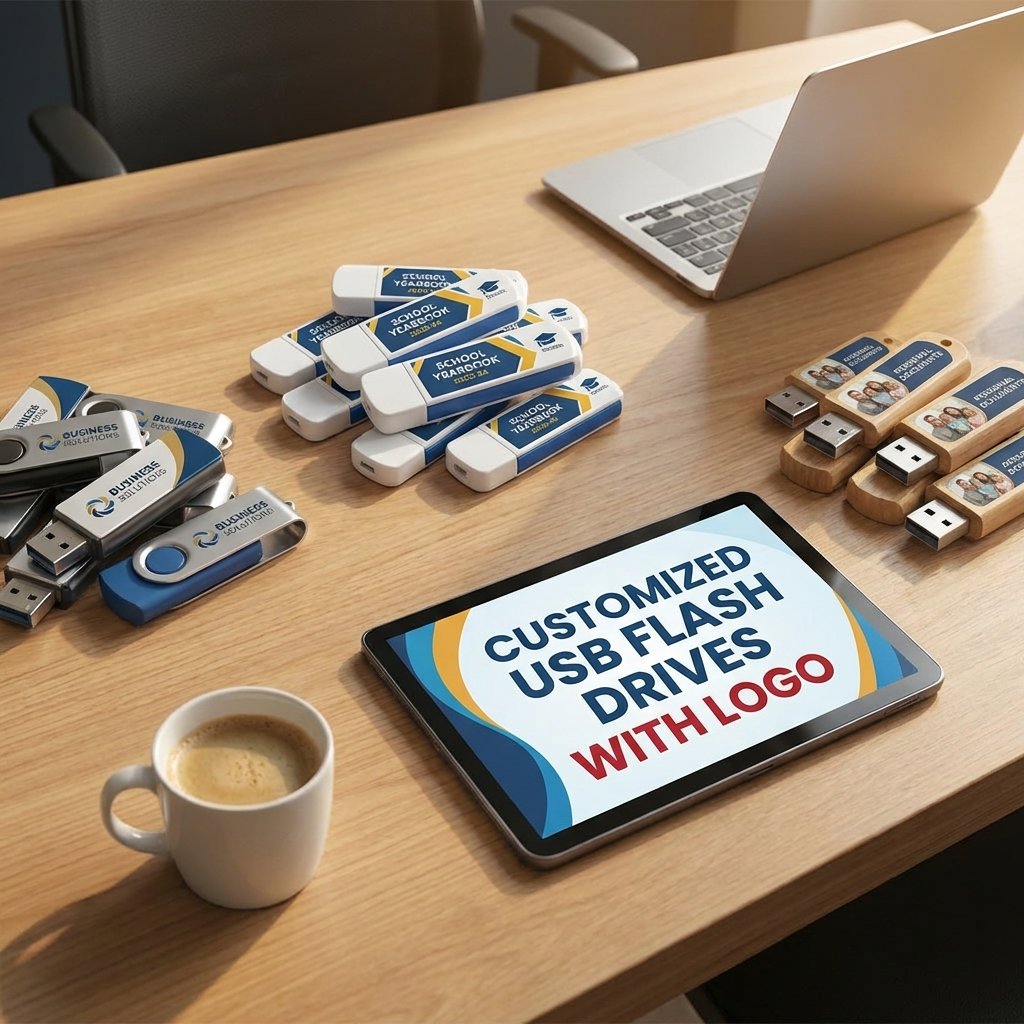 Customized USB Flash Drives with Logo